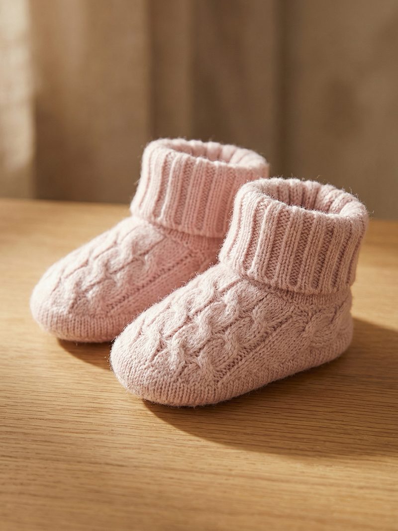 Baby Cashmere Knit Booties