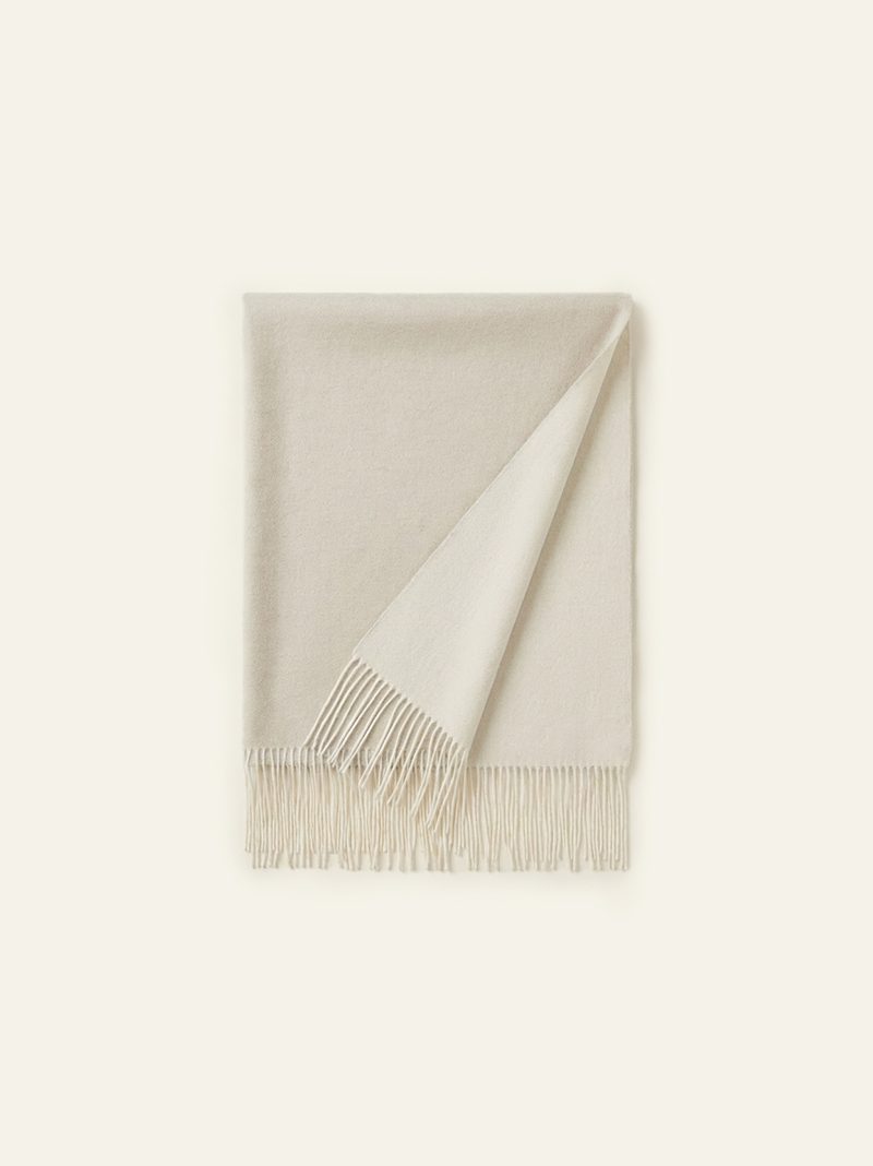 Cashmere Scarf in Ivory