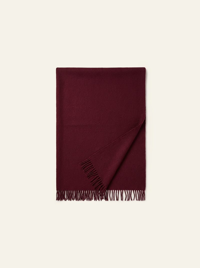 Burgundy Cashmere Scarf
