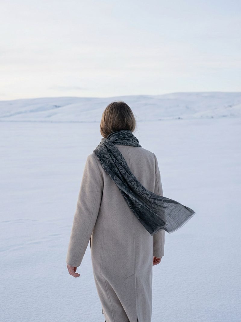 Jacquard Cashmere Scarf