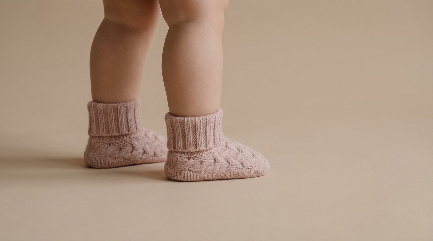 Baby Cashmere Knit Booties
