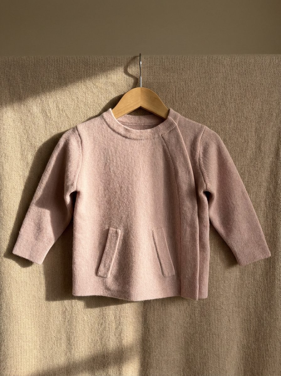 Cashmere Baby Wrap Sweater