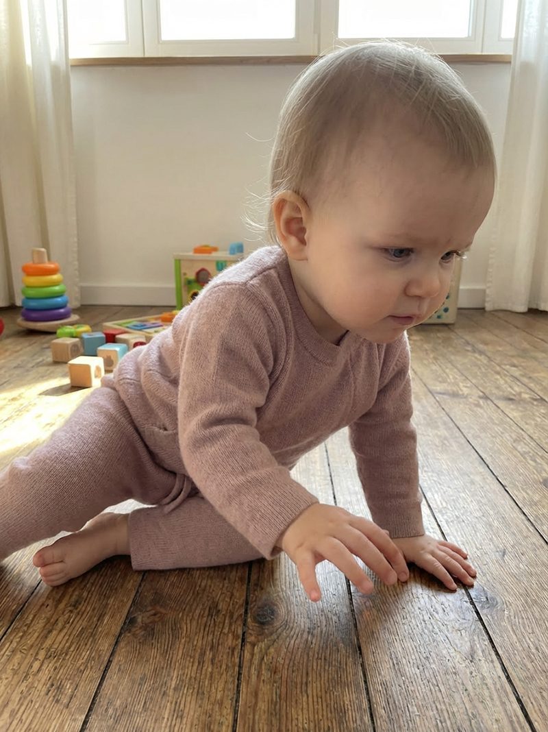 Cashmere Baby Wrap Sweater