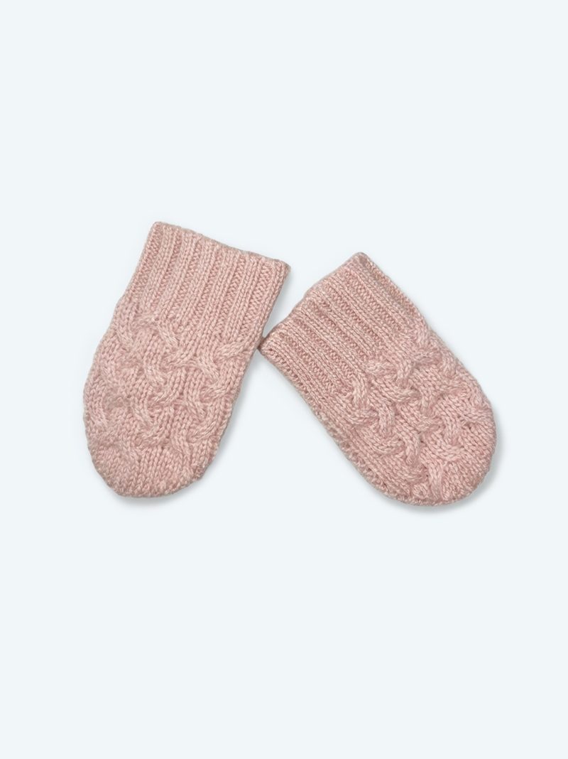 Baby Cashmere Cable-Knit Mittens