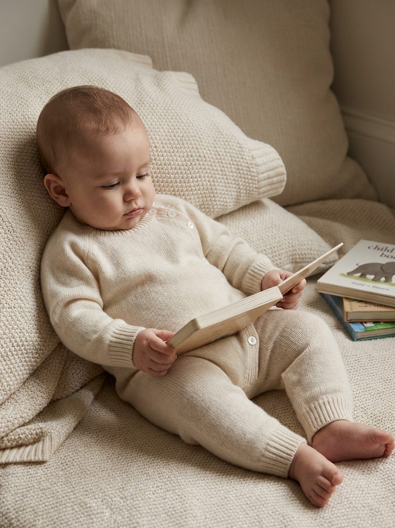 Baby Cashmere One-Piece Romper