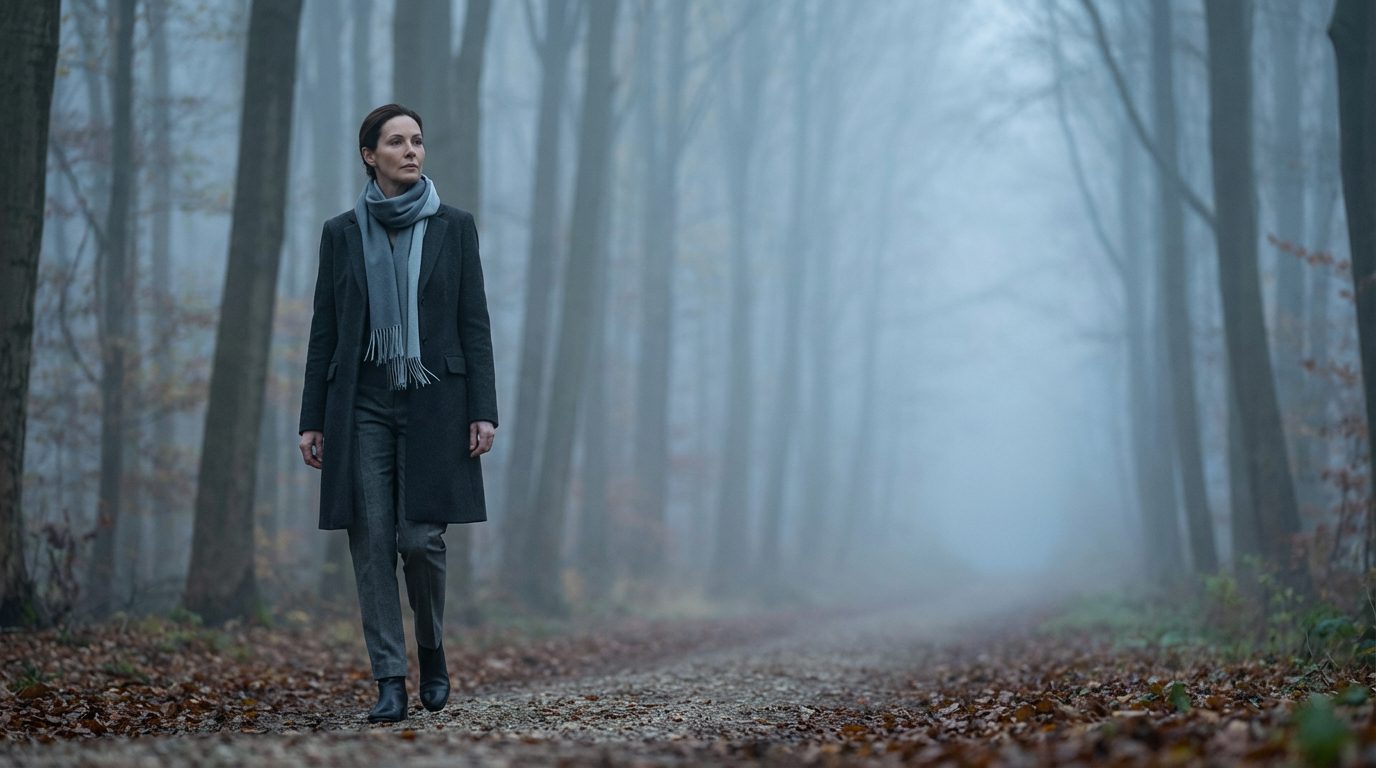 Cashmere Scarf — Dusty Blue Grey